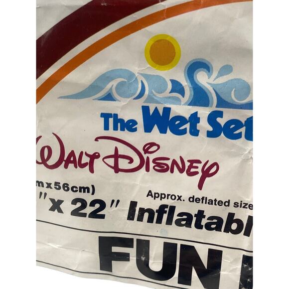 Vintage 1986 DONALD DUCK Intex Disney Mickey & Pals Inflatable Fun Float NOS - Picture 3 of 10